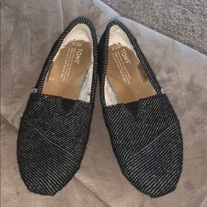 Toms with fuzzy inside